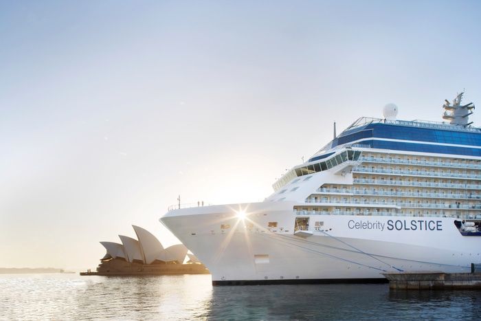 A photo of the Celebrity Solstice cruise ship
